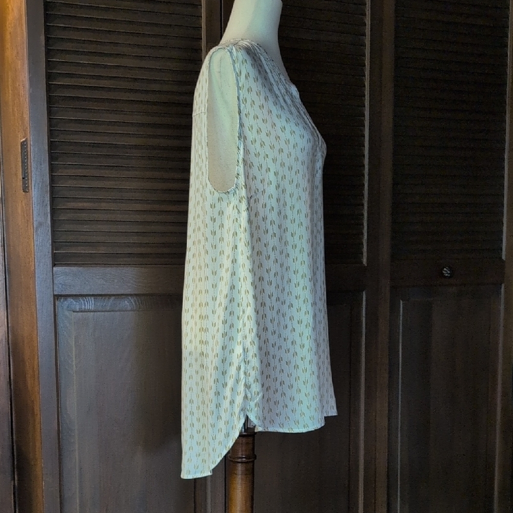 EDDIE BAUER Sunrise Sleeveless Popover Batik Blouse - Picture 5 of 13